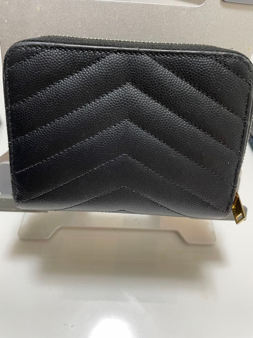 ◎SAINTS LAURENT サンローラン2つ折りコンパクト財布