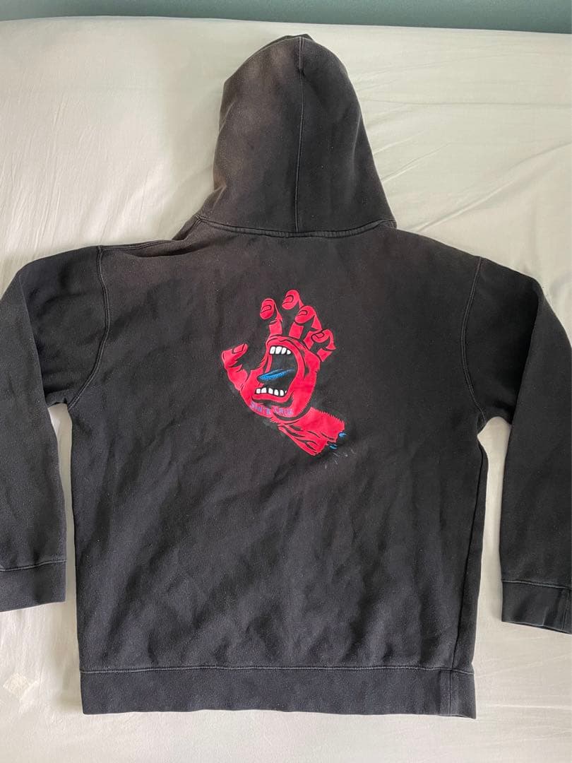 SANTA CRUZ 00s 赤ハンド パーカー