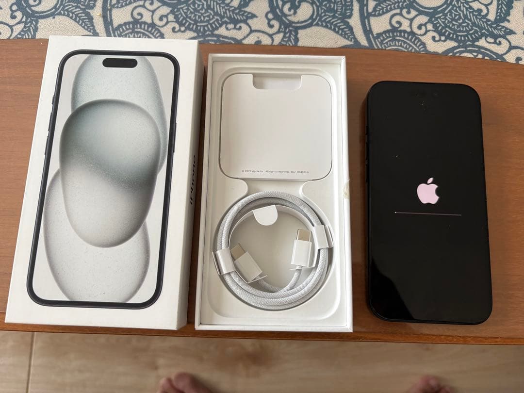 【超美品・バッテリー96％】Apple iPhone15 128GB ブラック