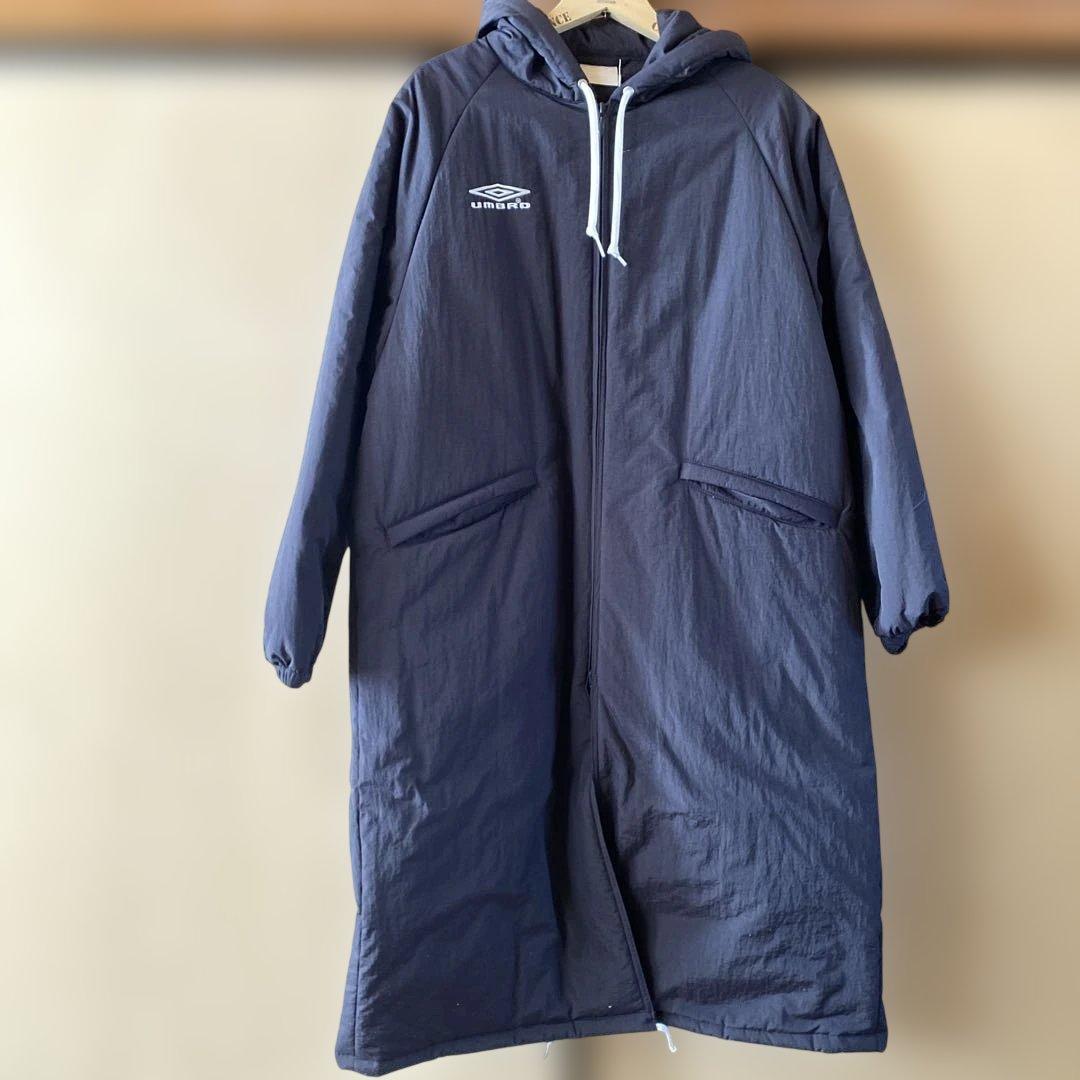 COMOLI × unbro コモリ アンブロ ベンチコート　ネイビー　S