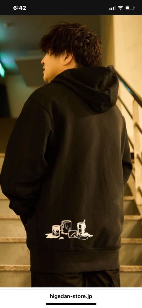 Official 髭男dism 復刻デザインパーカー　【Mサイズ】