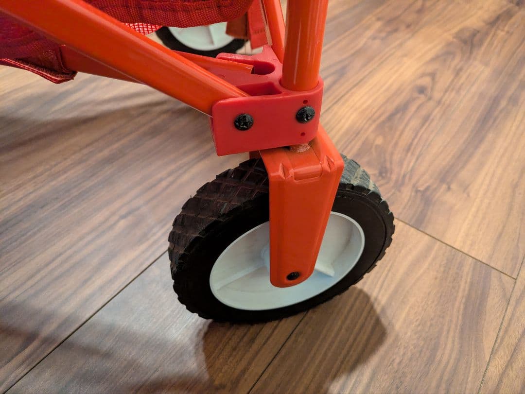 Coleman 折りたたみキャリーカート 赤