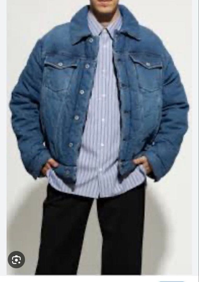 LOEWE PaddedJacket 美品44レア パデッドデニム 連休セール