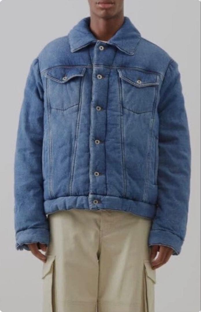 LOEWE PaddedJacket 美品44レア パデッドデニム 連休セール