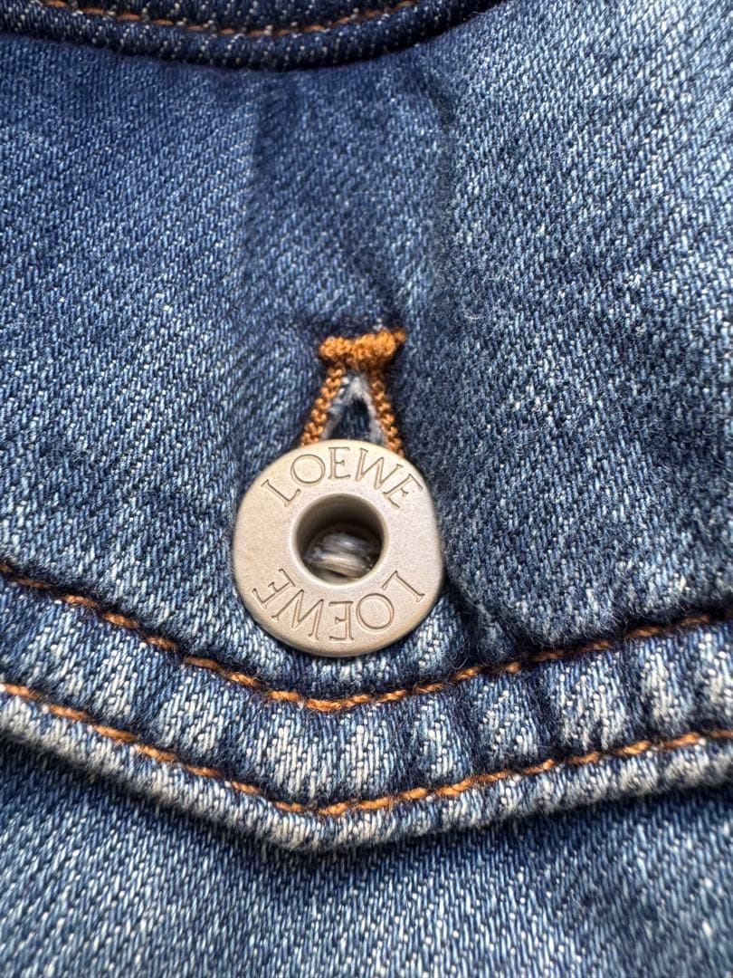 LOEWE PaddedJacket 美品44レア パデッドデニム 連休セール