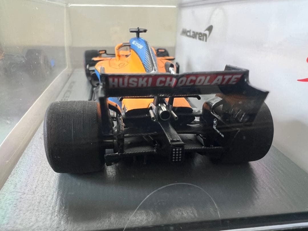 F1 McLaren MCL35 ランドノリス直筆サイン入ミニカー1:43