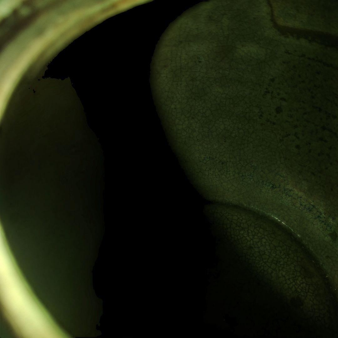 清水六兵衛　織部釉急須　土瓶　茶道具