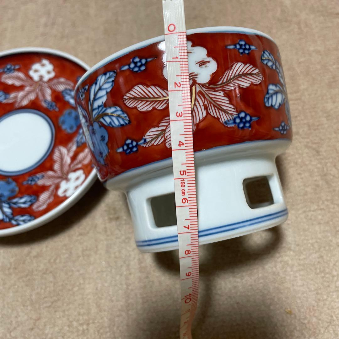 先代源右衛門　古伊万里風蕪絵　蒸椀未開封　傳　日本の器　木箱あり