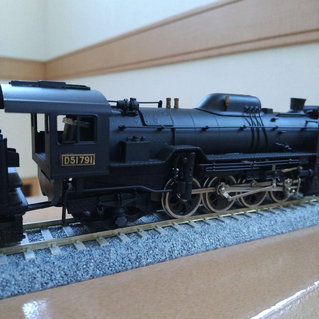 HOゲージ アダチD51蒸気機関車