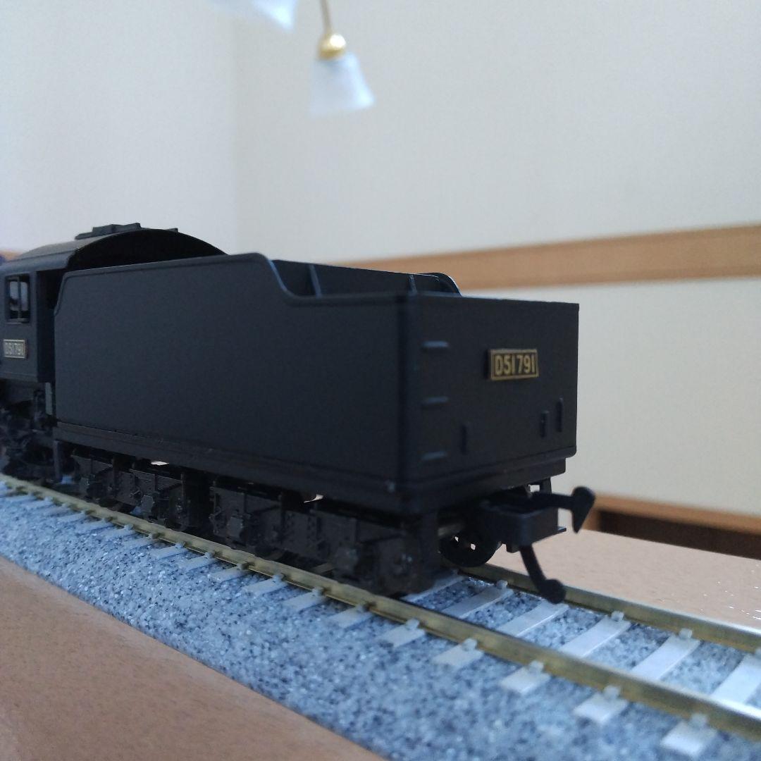 HOゲージ アダチD51蒸気機関車