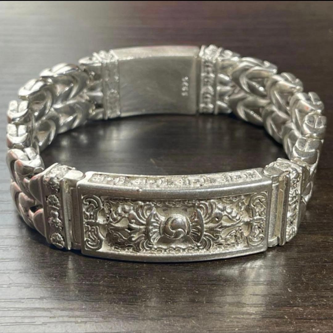 ブレスレット ヴィンテージ 金剛杵 ヴァジュラ 帝釈天 シルバー 925