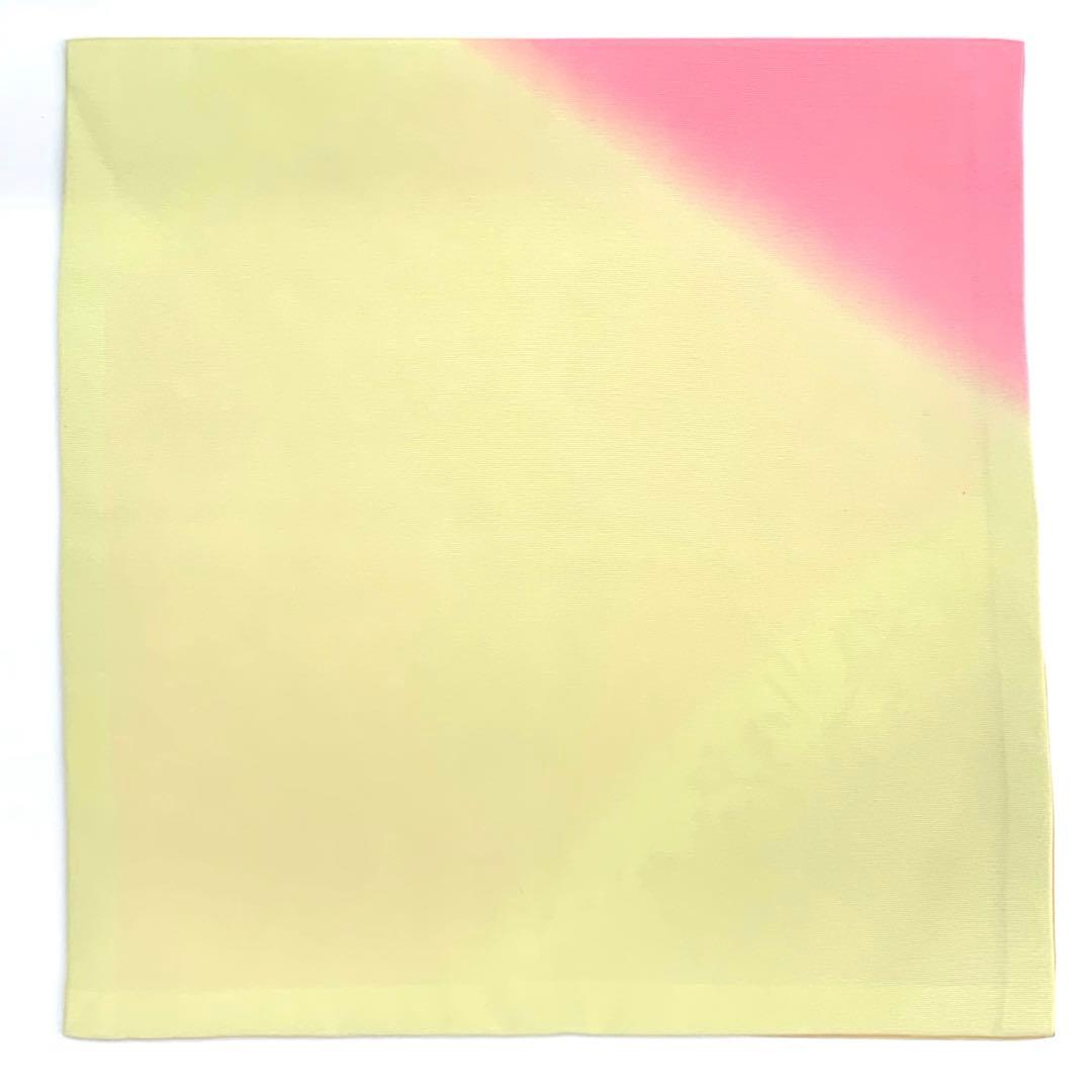 【帛紗5 友禅　草花文　桃花色】北村徳齋