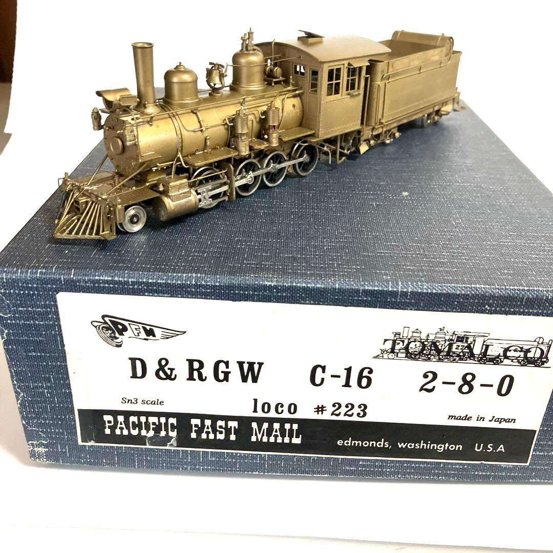 PFM Sn3 D&RGW C-16 2-8-0 #223 完成品