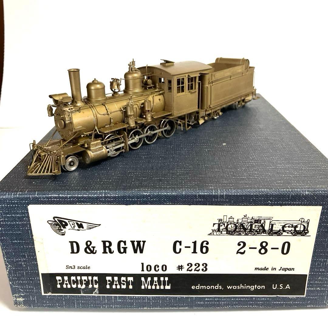 PFM Sn3 D&RGW C-16 2-8-0 #223 完成品