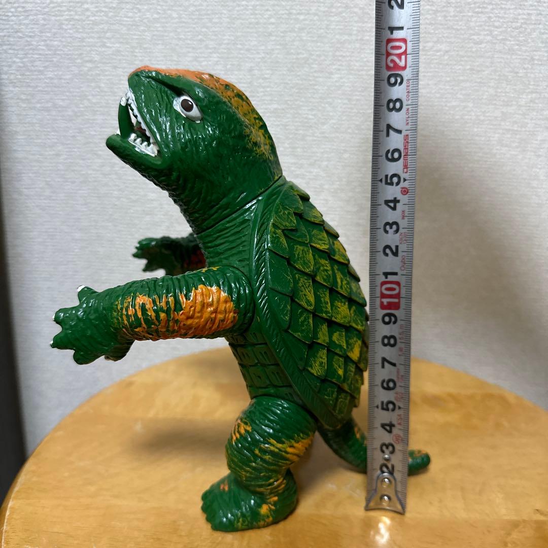 大怪獣ガメラ　大映　 怪獣ソフビ　当時物　1970年代　マルサン　レトロソフビ