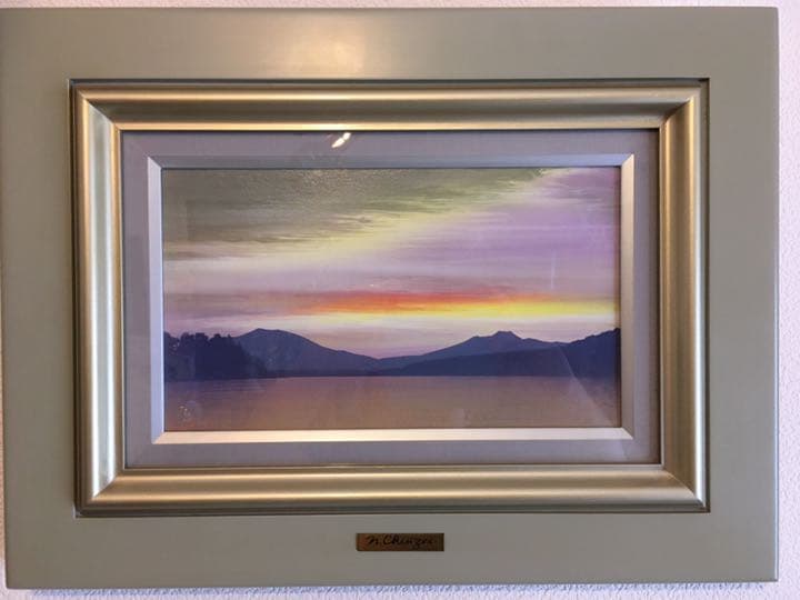 鎮西直秀　一枚の絵　光彩の譜　野尻湖図