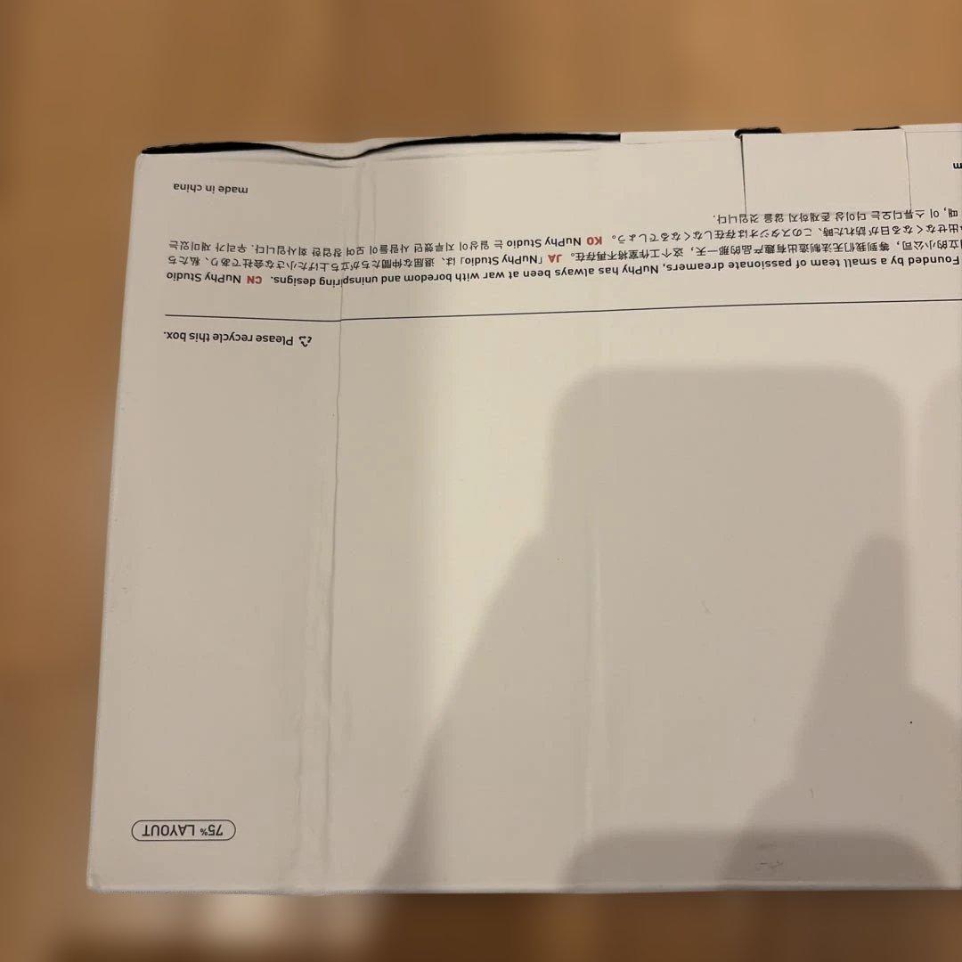 NuPhy Air75 V3 NovaWhite Rednano JIS 赤軸