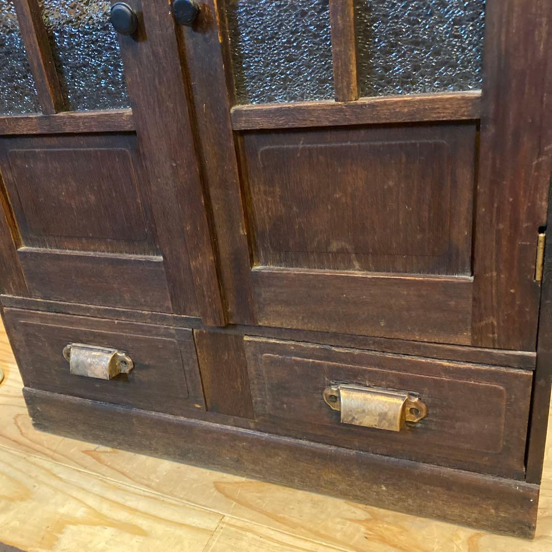 古道具 箪笥 茶箪笥 アンティークキャビネット　本棚　ラック