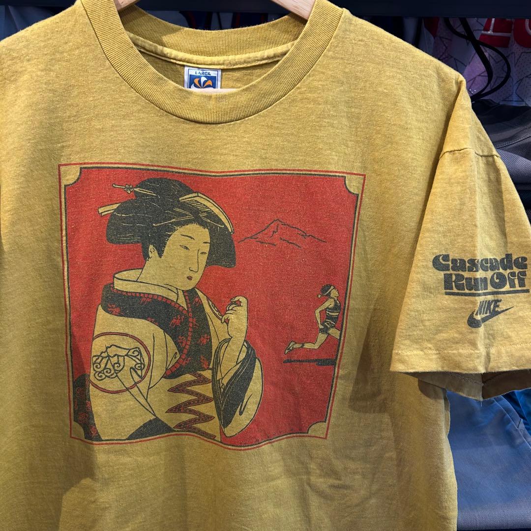 NIKE 80s 復刻 レプリカ 芸者T-shirt 浮世絵 L