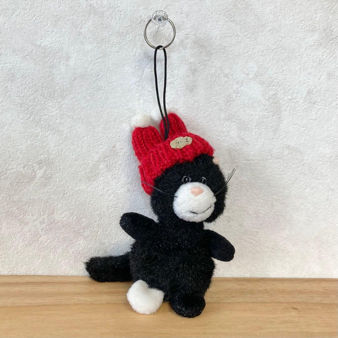 NICI　ニキ　黒猫　ネコ　レトロ　キーホルダー　ドイツ　ヴィンテージ