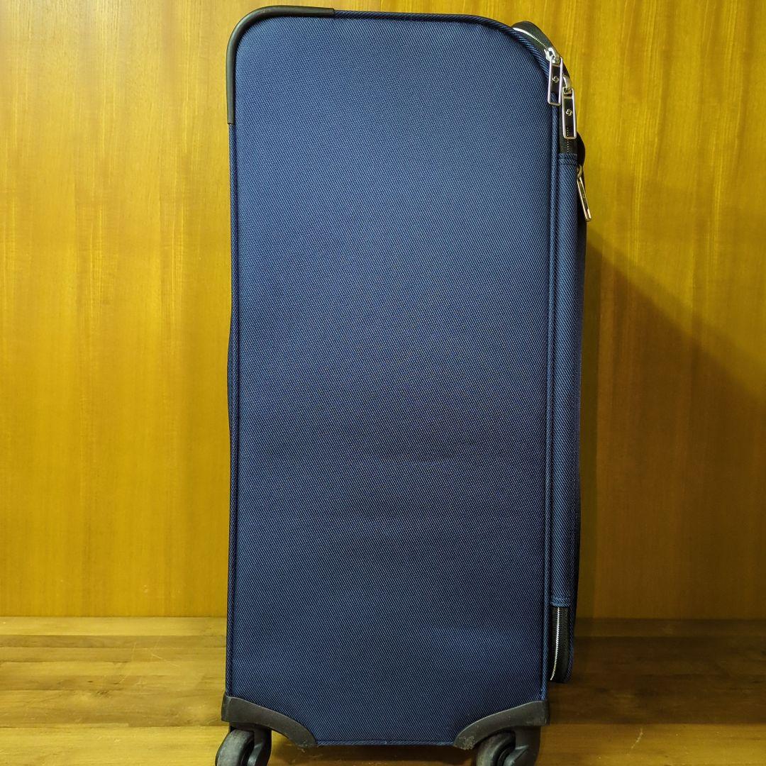 美品！Samsoniteサムソナイト ネイビー 57L ソフト キャリーケース