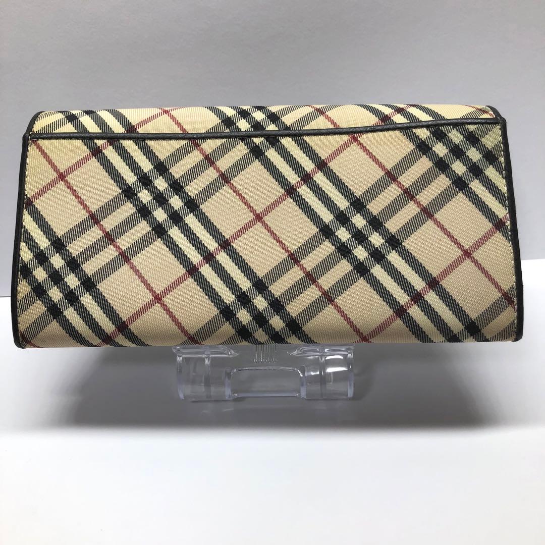Burberry バーバリー　ノバチェック　長財布　がま口
