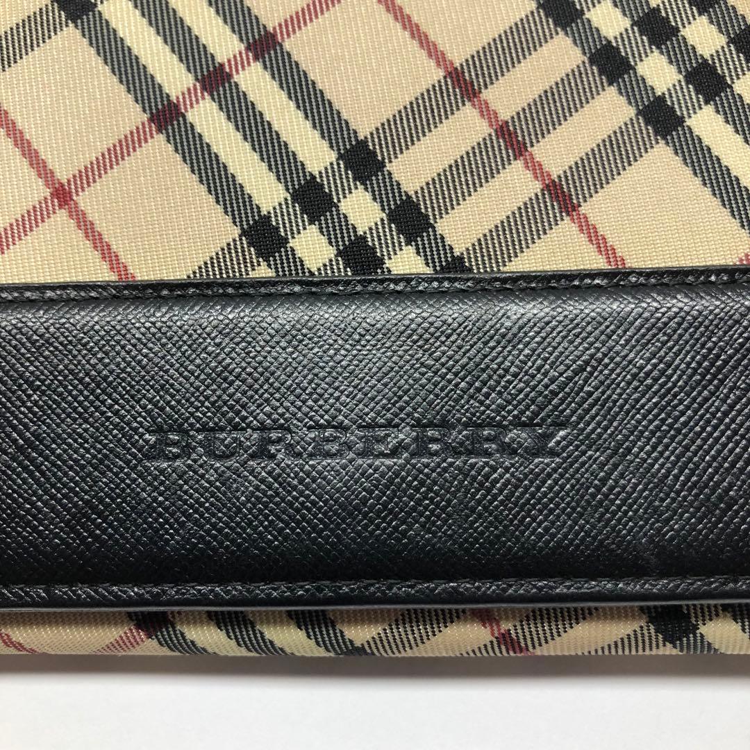 Burberry バーバリー　ノバチェック　長財布　がま口
