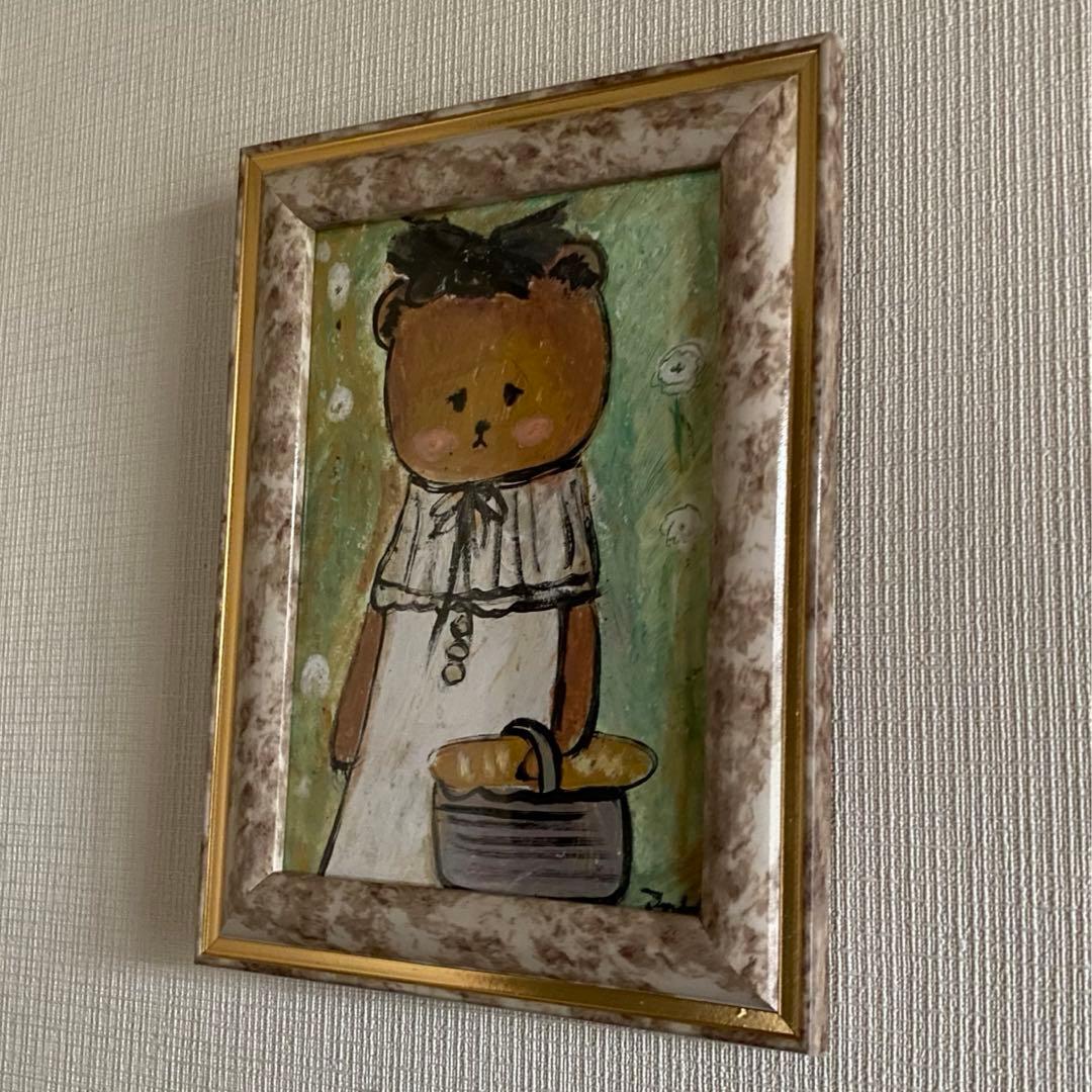 絵画。原画【Bear bought bread】