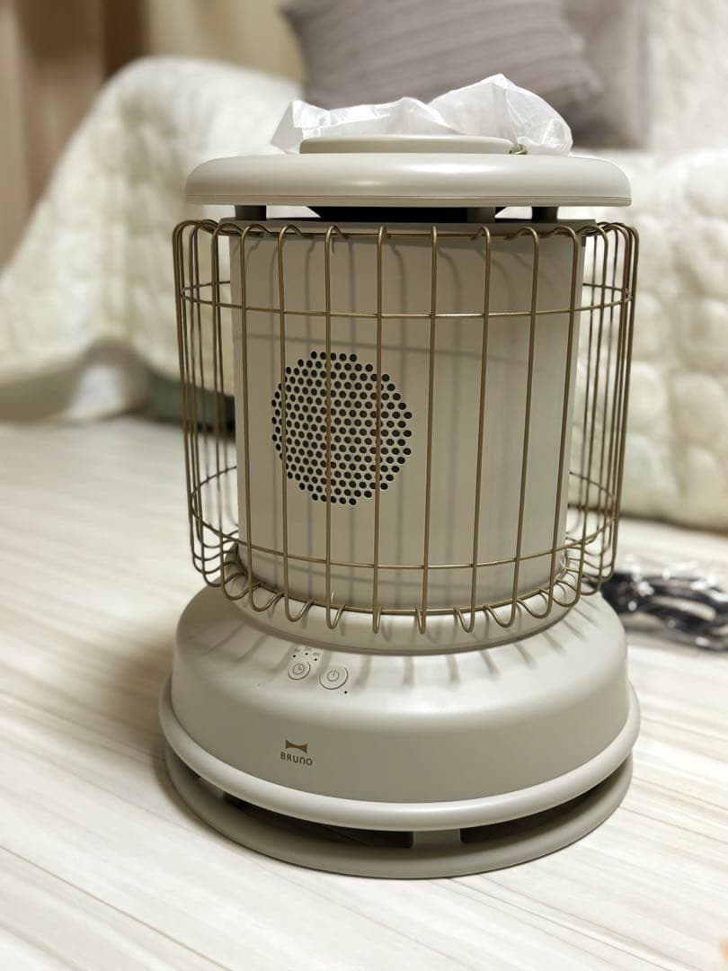 【美品】BRUNO ファンヒーター　全方位型　classic stove