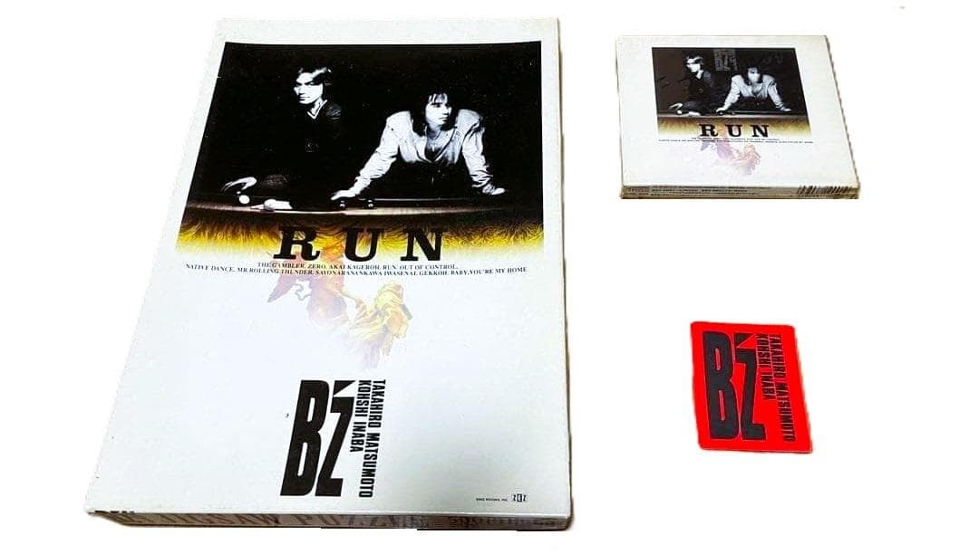B'z RUN 初回盤 ジクソーパズル A賞ステッカー 非売品 おまけ多数