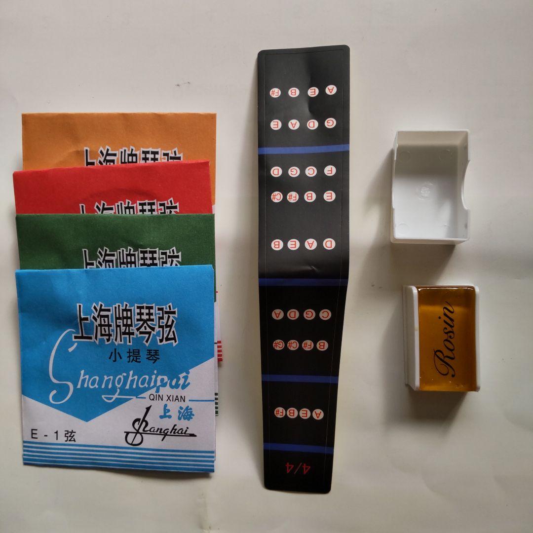 値下げ(新品)4/4 フルサイズ バイオリン、 ハードケース、新品弦、松脂、他付