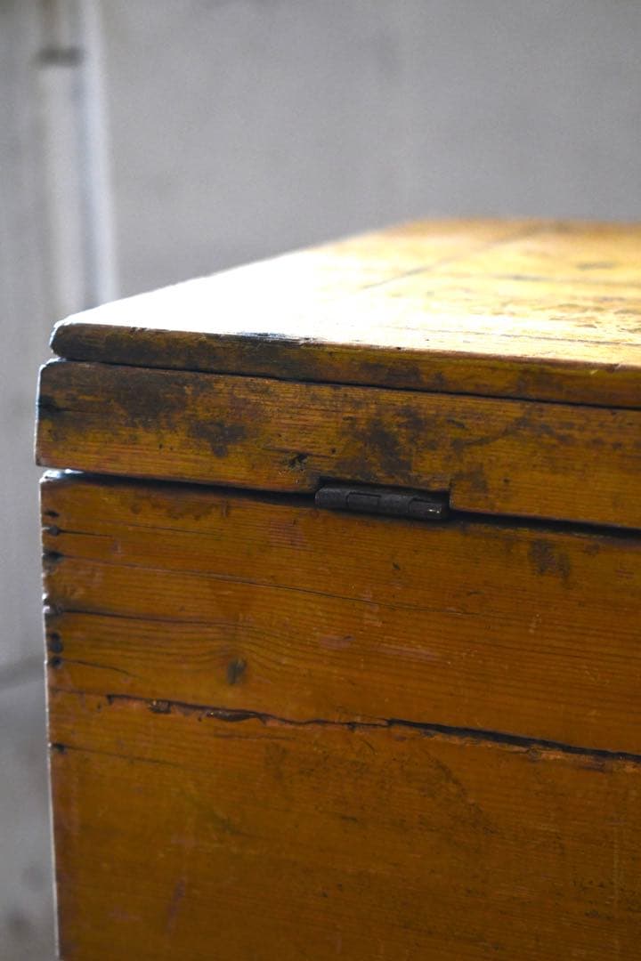 フランス　アンティーク　木箱　vintage ブロカント　1880年　襤褸