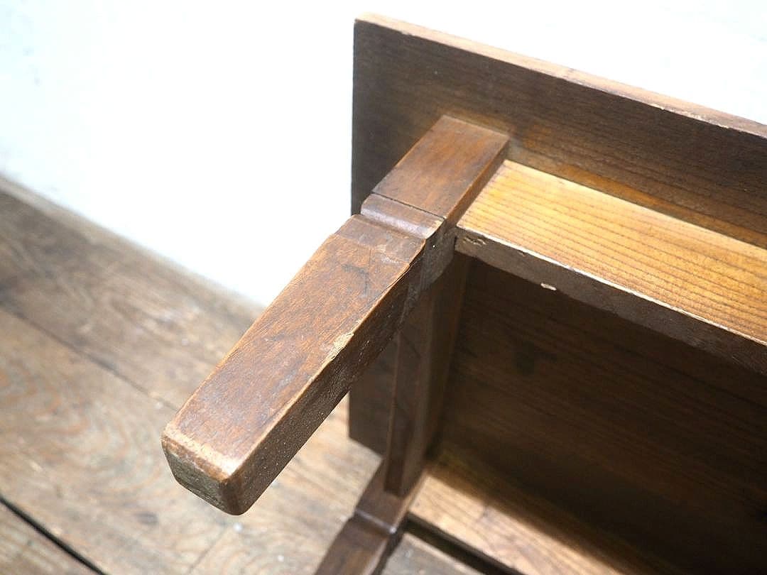 1381 レトロなローテーブル　文机　陳列台　展示台　テレビ台　アンティーク