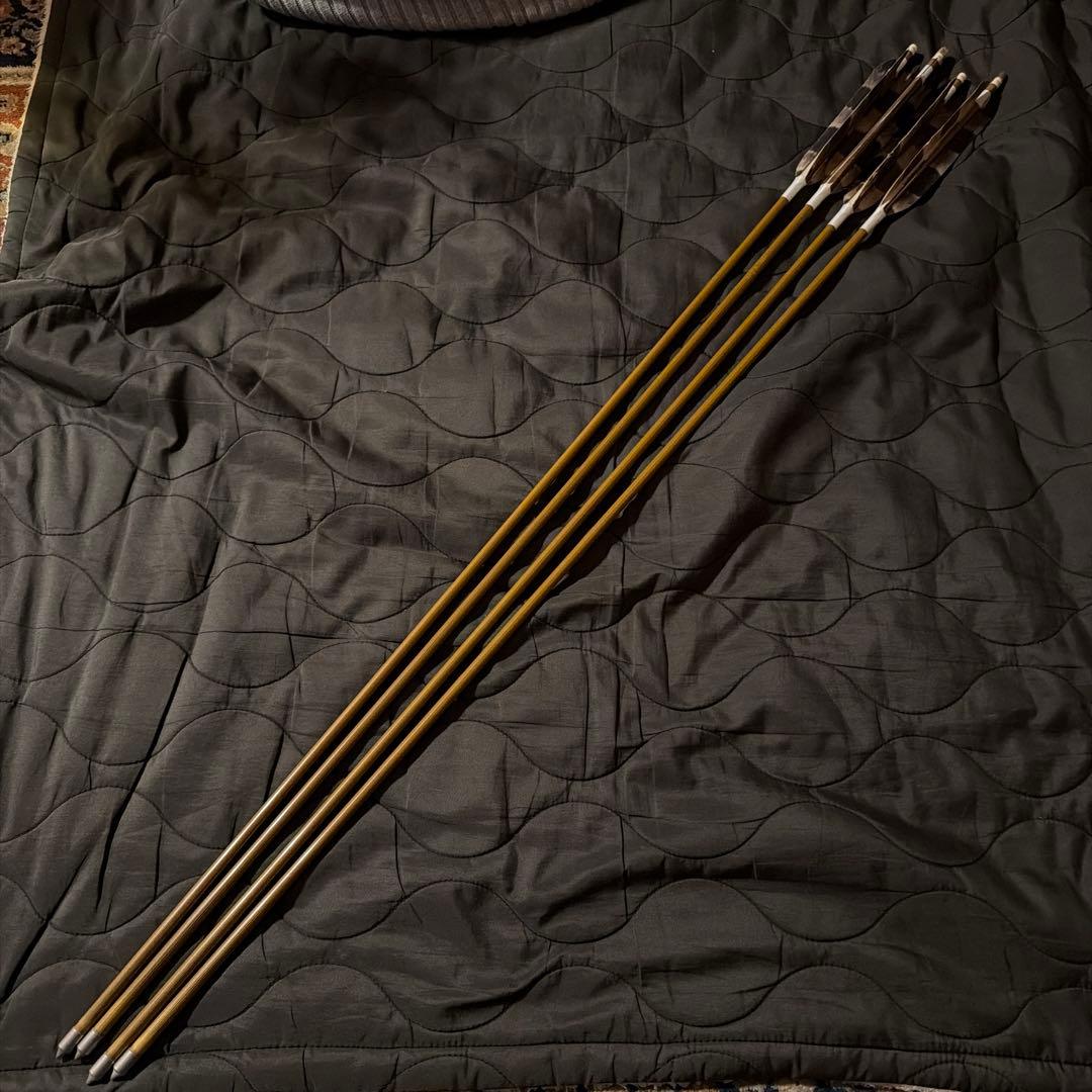 KC麦粒カーボン8023 96cm 黒鷲尾羽