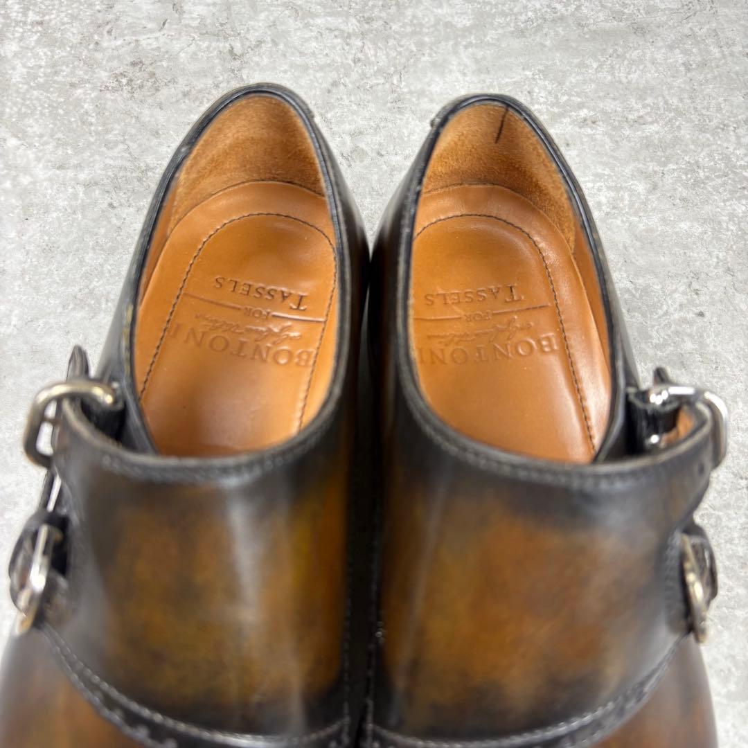 ボントーニ BONTONI レザー 本革　シューズ 38 1/2 ブラウン