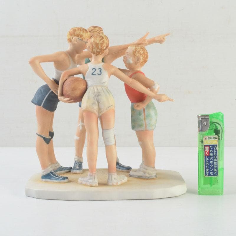 ノーマンロックウェル　フィギュリン　陶器人形　置物　C　9303