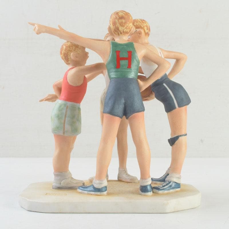 ノーマンロックウェル　フィギュリン　陶器人形　置物　C　9303