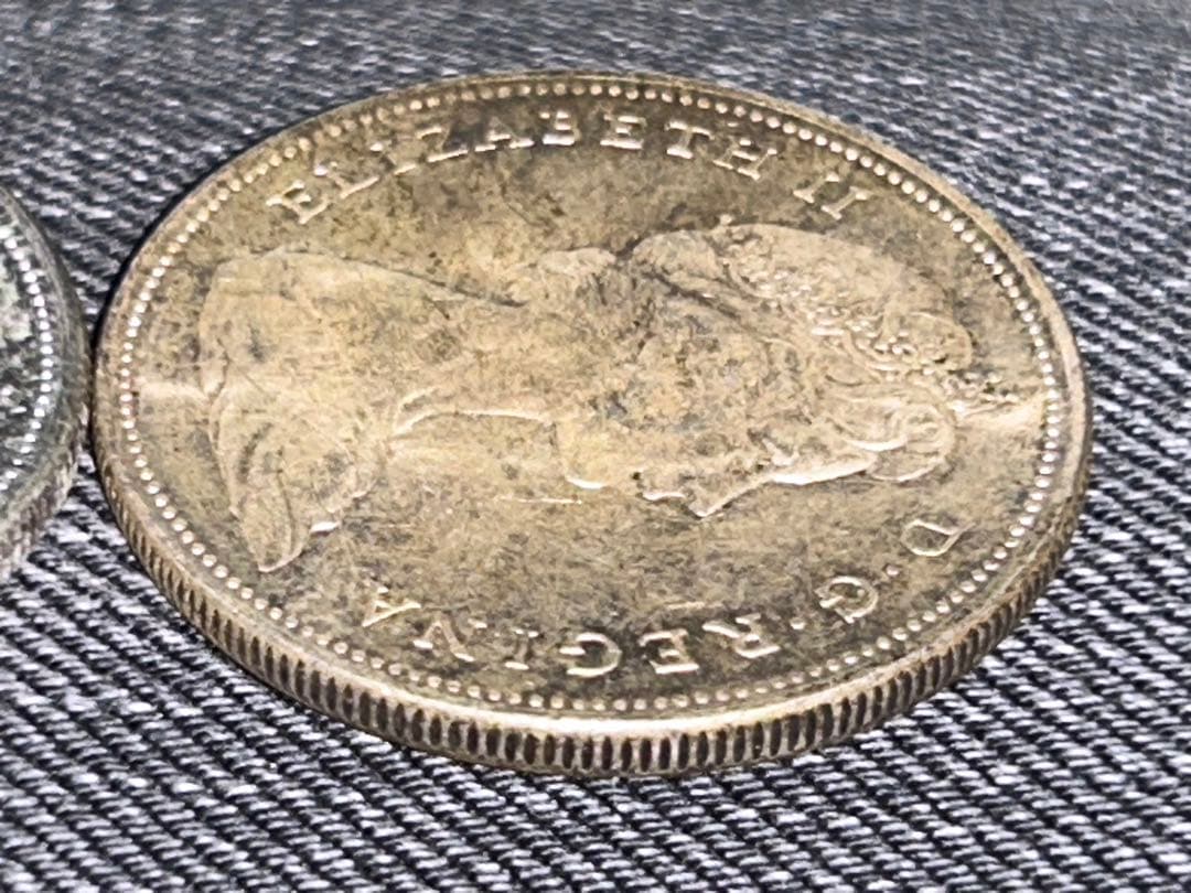 (Silver.800)カナダ1ドル 銀貨　2枚　連邦100年記念