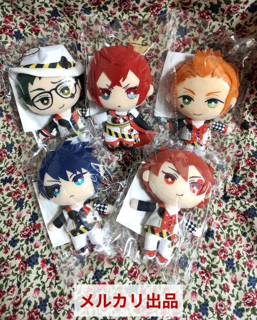 ハーツラビュル ミニぬいぐるみ 5点セット 寮服 ツイステ