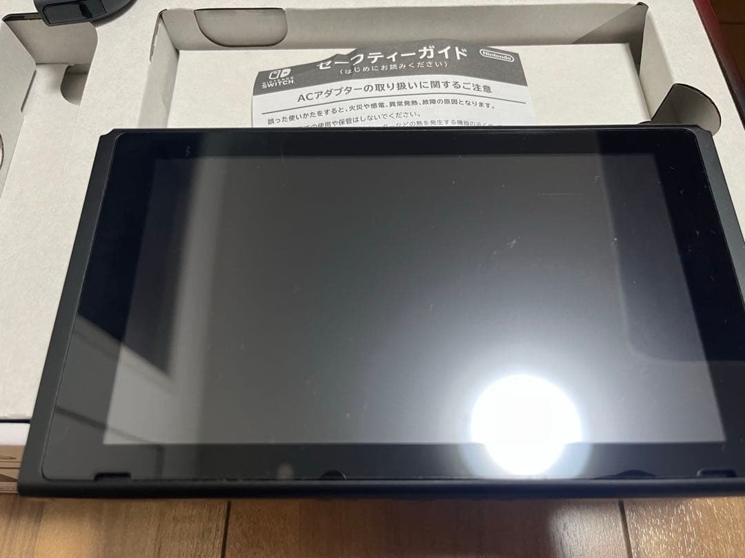 Switch本体（バッテリー強化版）　グレー　付属品完備　持ち運びケース