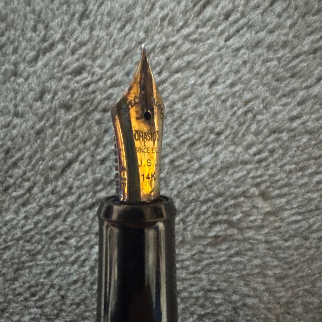 OHASIDO 大橋堂 万年筆 手作り万年筆 14Kペン先