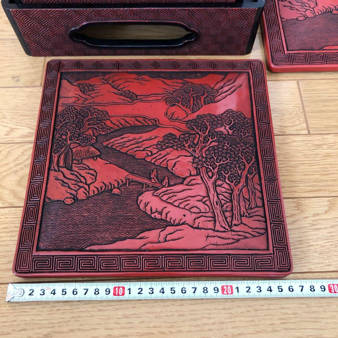 重箱　五段　重台付