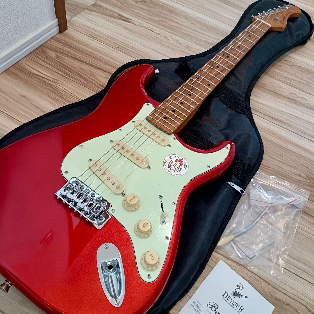 美品｜調整済｜Bacchus BST-1-RSM/M ストラトキャスター