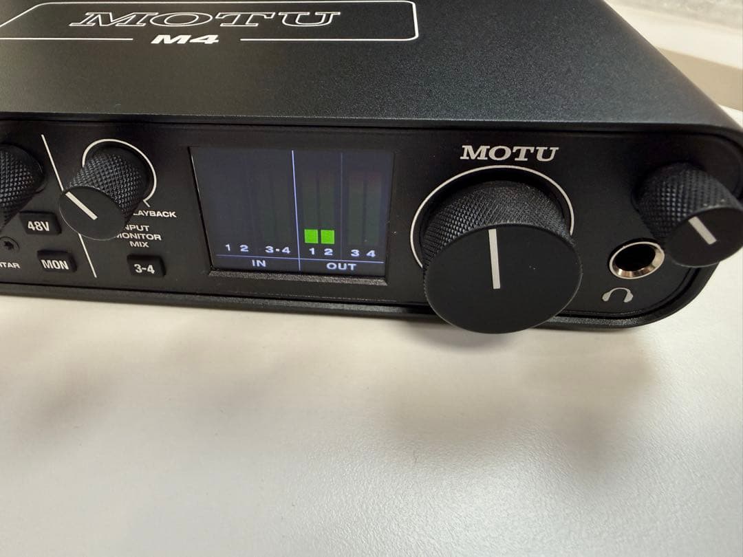【美品】MOTU M4 4-in/4-out USBオーディオインターフェイス