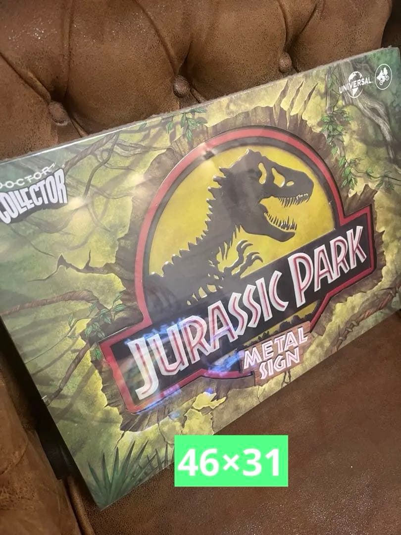 ジュラシックパーク　大型メタルサイン　希少