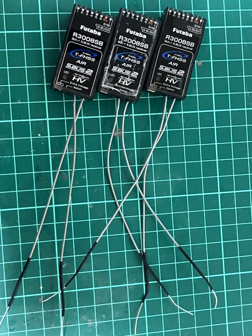Futaba R3008SB T-FHSS方式受信機まとめて3台