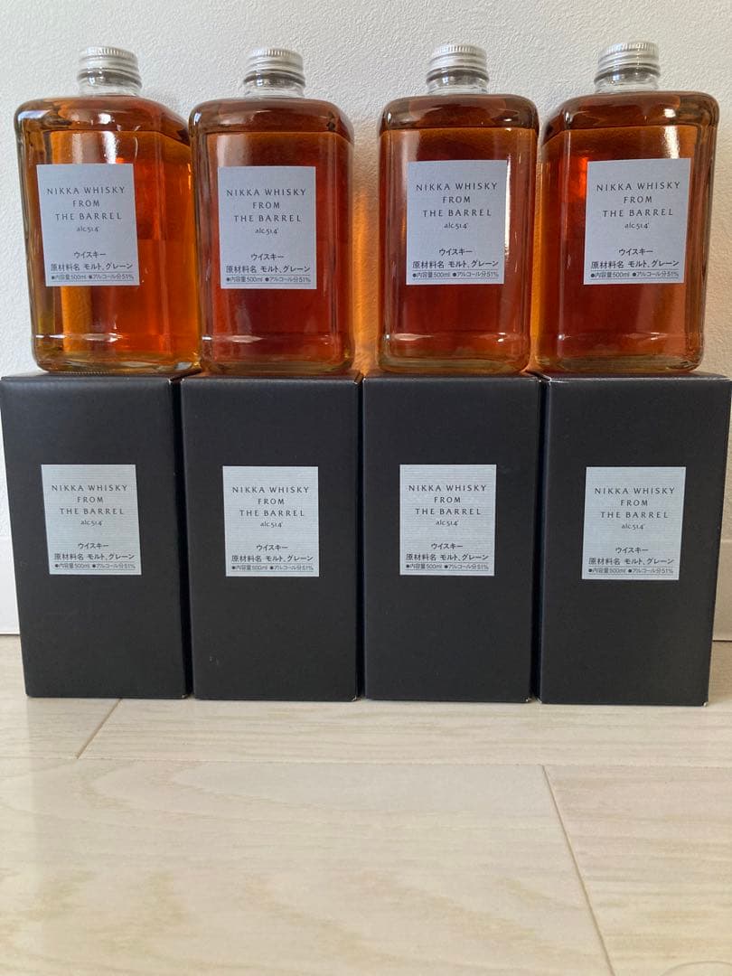 ニッカ　フロムザバレル　4本　ウイスキー