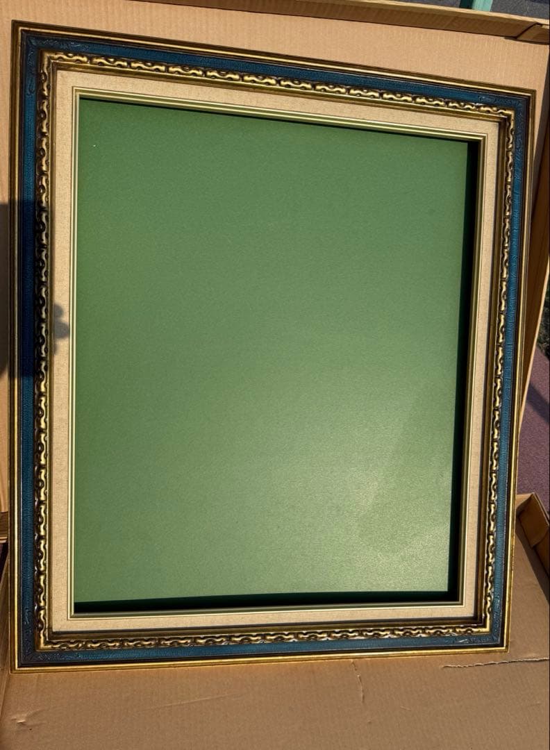 金青油彩額縁 F15