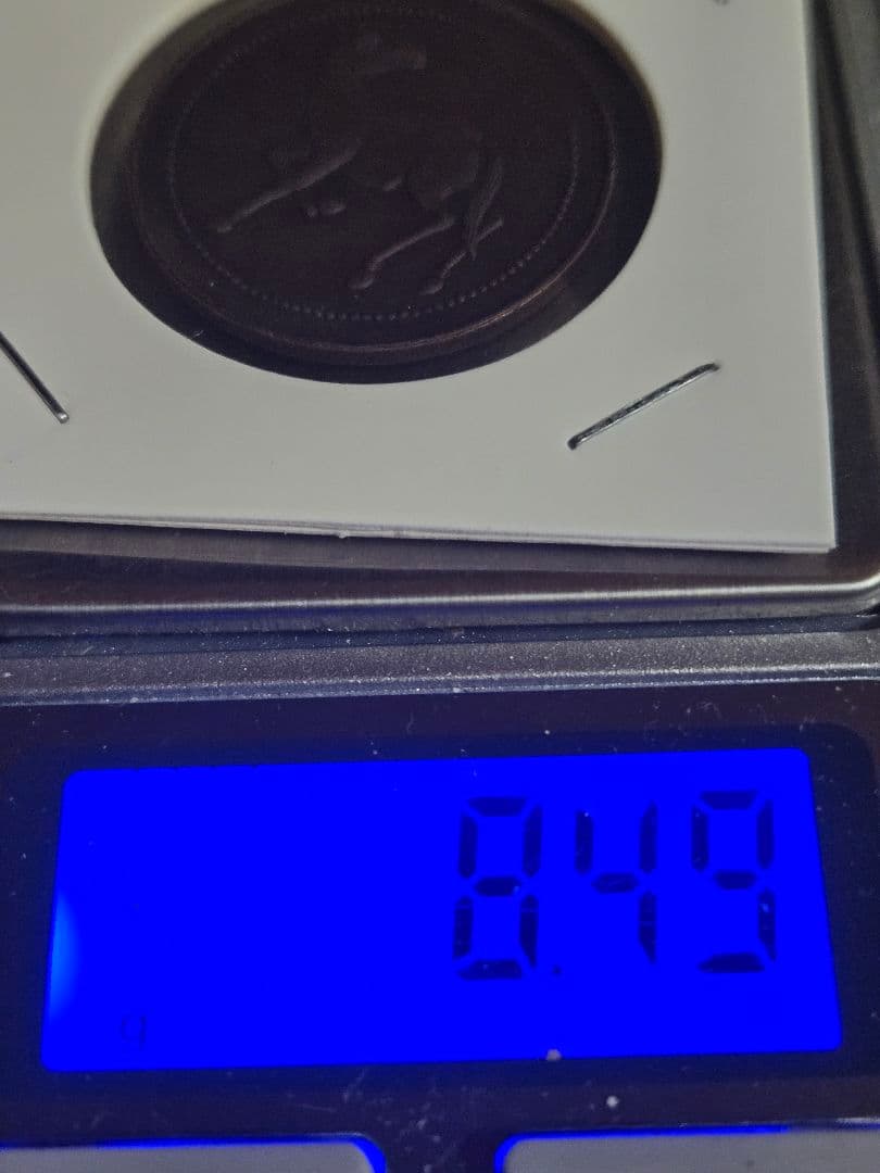 極美品 中華民国 馬蘭弊 四川省 45度傾打 十文 中国古銭