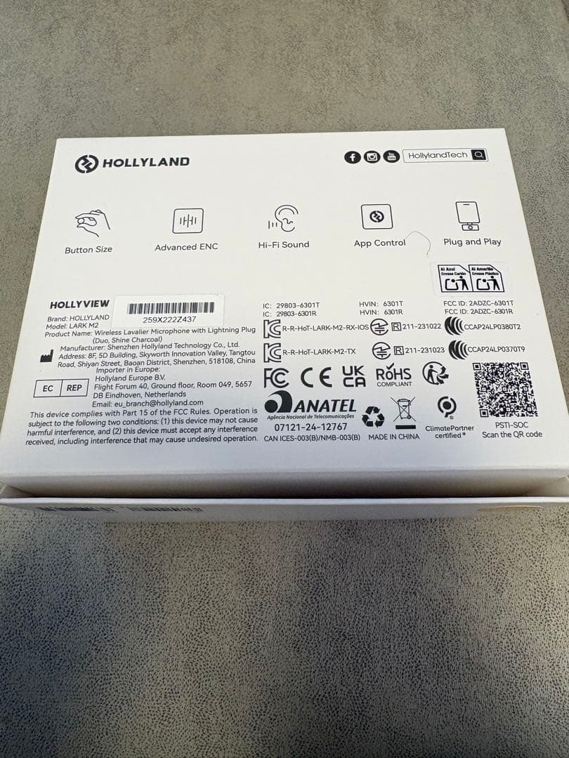 HOLLYLAND　Lark M2 with Lighting Plug